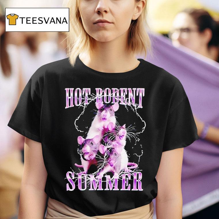 Hamsters Hot Rodent Summer Lightning T Shirt