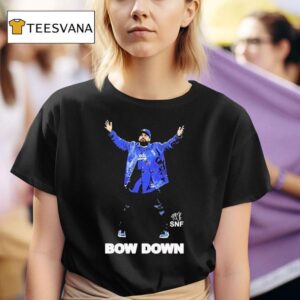 Ice Cube Bow Down Los Angeles Dodgers T Shirt