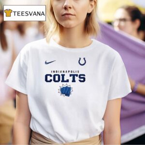Indianapolis Colts X One Punch Man Go Colts T Shirt