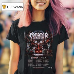 Kreator Krushers Of The World Uk And Europe Tour Schedule Dates T Shirt
