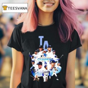 La Dodgers National League Champions All Players Graphic T Shirt