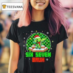 Lego Six Seven Bruh Meme Santa Christmas T Shirt