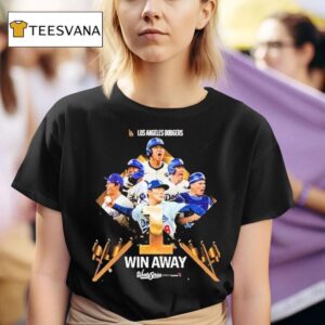 Los Angeles Dodgers Win Away World Series Champions T Shirt