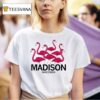 Madison Flamingos Pink T Shirt
