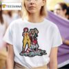 Mcdonald S And Burger King Mascots In A Humorous Club Parody T Shirt