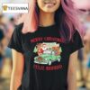 Merry Christmas Feliz Navidad Dollar Tree Truck Santa T Shirt