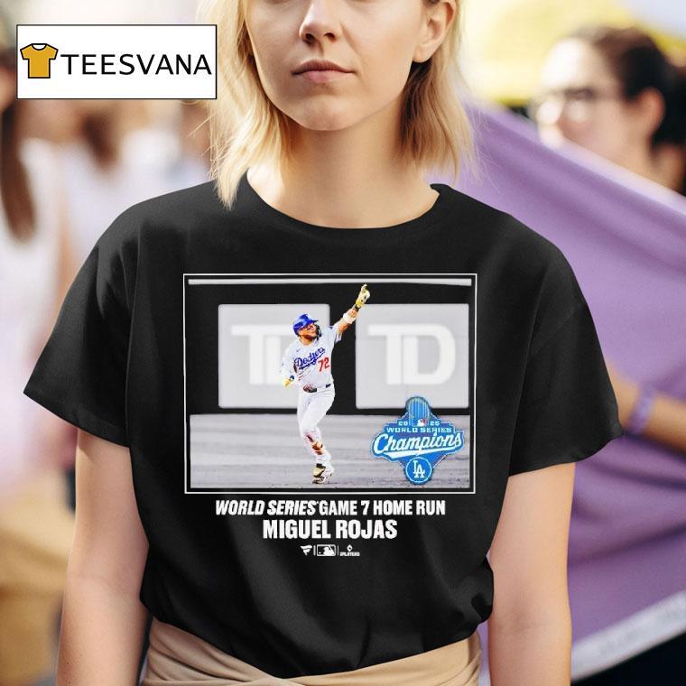 Miguel Rojas Los Angeles Dodgers World Series Champions Momen T Shirt