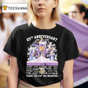 Minnesota Vikings Thank You For The Memories Th Anniversary T Shirt