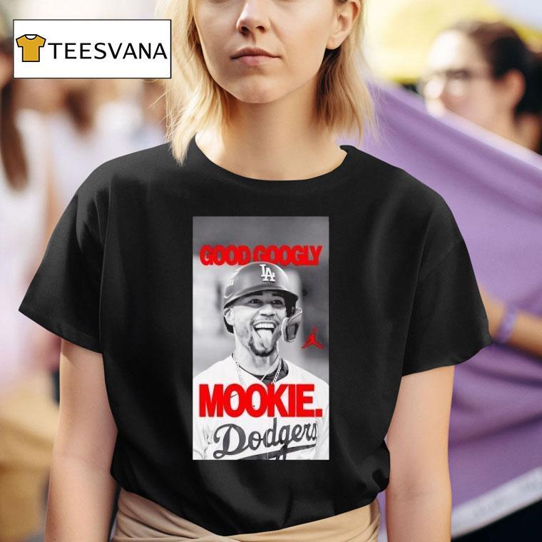 Mookie Betts Air Jordan Good Googly Los Angeles Dodgers T Shirt