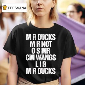 Mr Ducks Mr Not Osmr Cm Wangs Lib Mr Ducks Vintage T Shirt