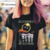 New England Patriots Hello Darkness My Old Friend Players Signatures T Shirt