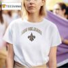 New Orleans Saints X Peanuts All I Want For Christmas T Shirt