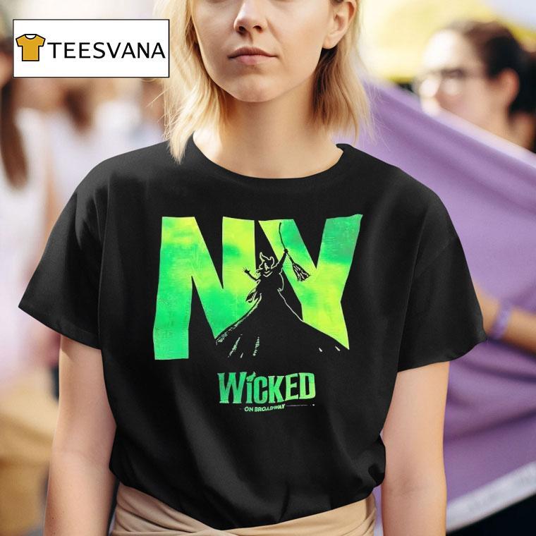 Ny Elphaba Wicked On Broadway T Shirt