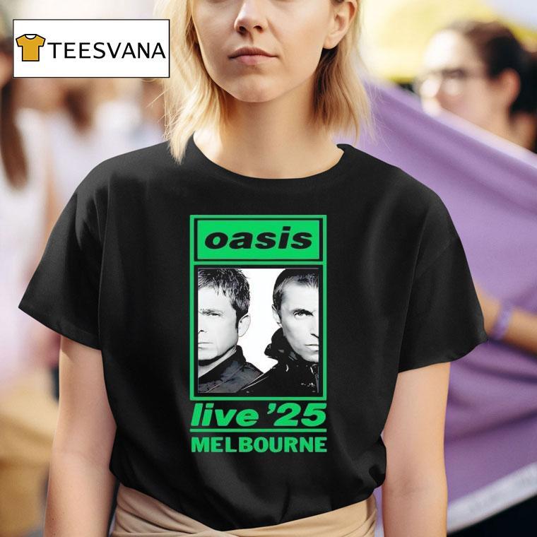 Oasis Band Melbourne Australia Marvel Stadium November T Shirt