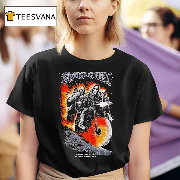 Orange Goblin Live At Up In Smoke Shows On Oct T Shirt