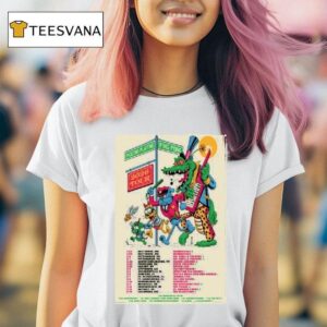 Pigeons Playing Ping Pong Gig Tour T Shirt