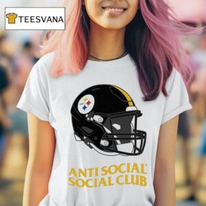 Pittsburgh Slers Anti Social Social Club X Nfl Helme T Shirt