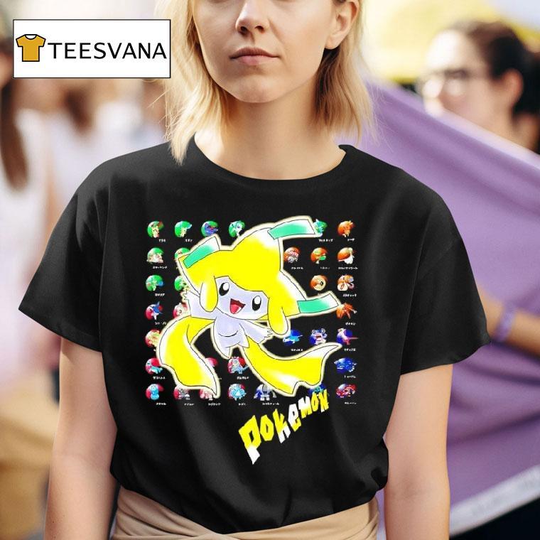 Pokmon Jirachi Features The Mythical T Shirt