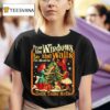 Retro Funny Christmas Holiday From The Windows To The Walls T Shirt