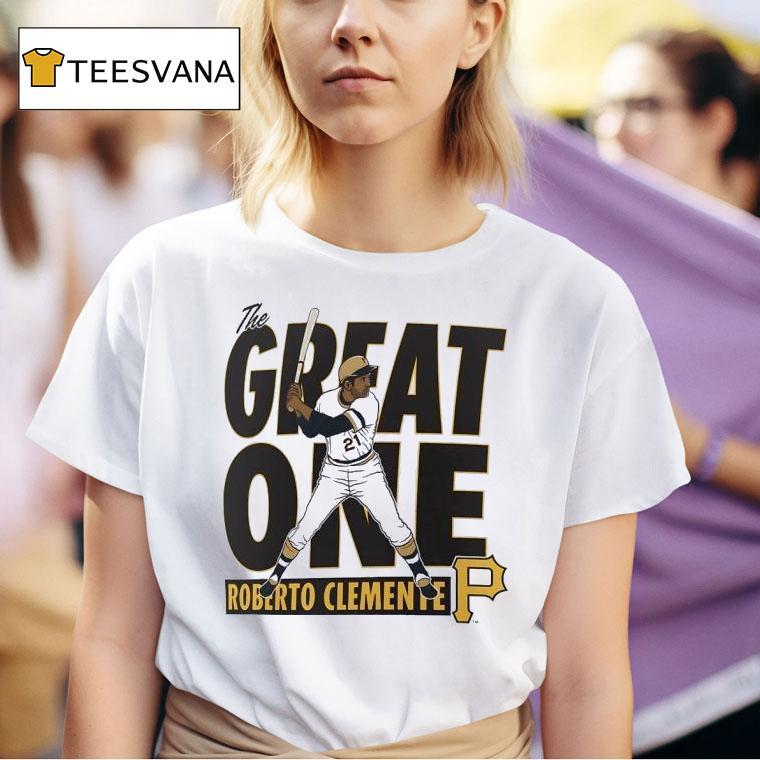 Roberto Clemente The Great One Pittsburgh Pirates T Shirt