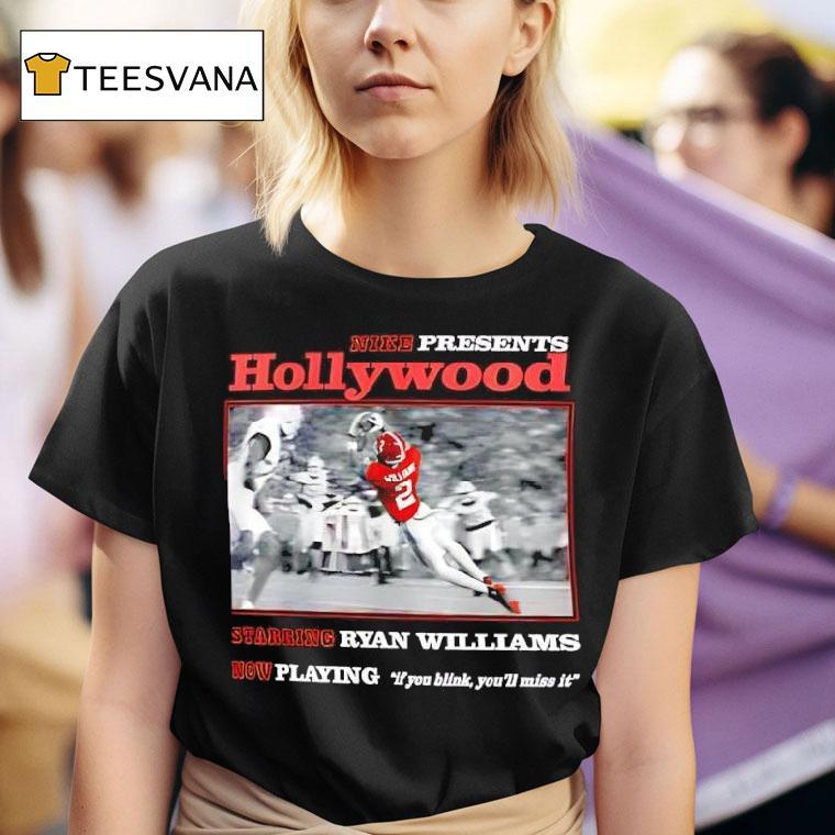 Ryan Williams Alabama Crimson Tide Presents Hollywood T Shirt