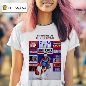 Shai Gilgeous Alexander Okc Thunder Wins All Achievements Career T Shirt