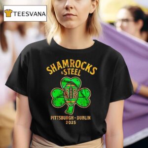 Shamrocks Sl Pittsburgh Slers Pittsburgh X Dublin Football T Shirt