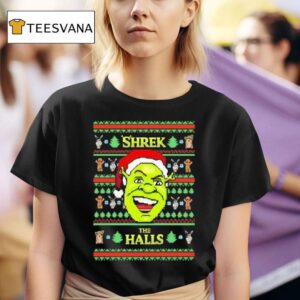 Shrek The Halls Christmas T Shirt
