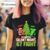 Silent Night Fight Christmas T Shirt