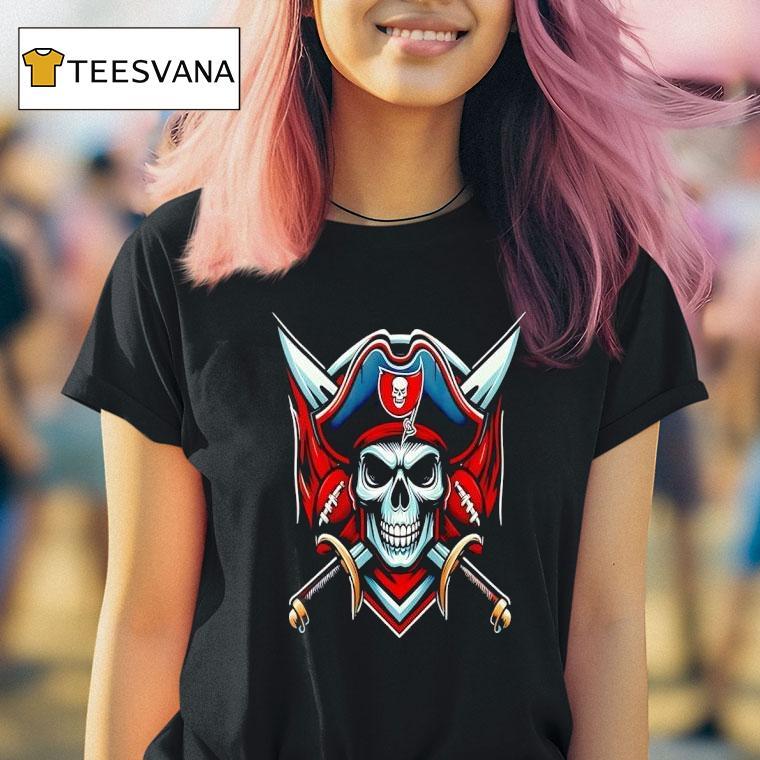 Skull Pirate Tampa Bay Buccaneers T Shirt