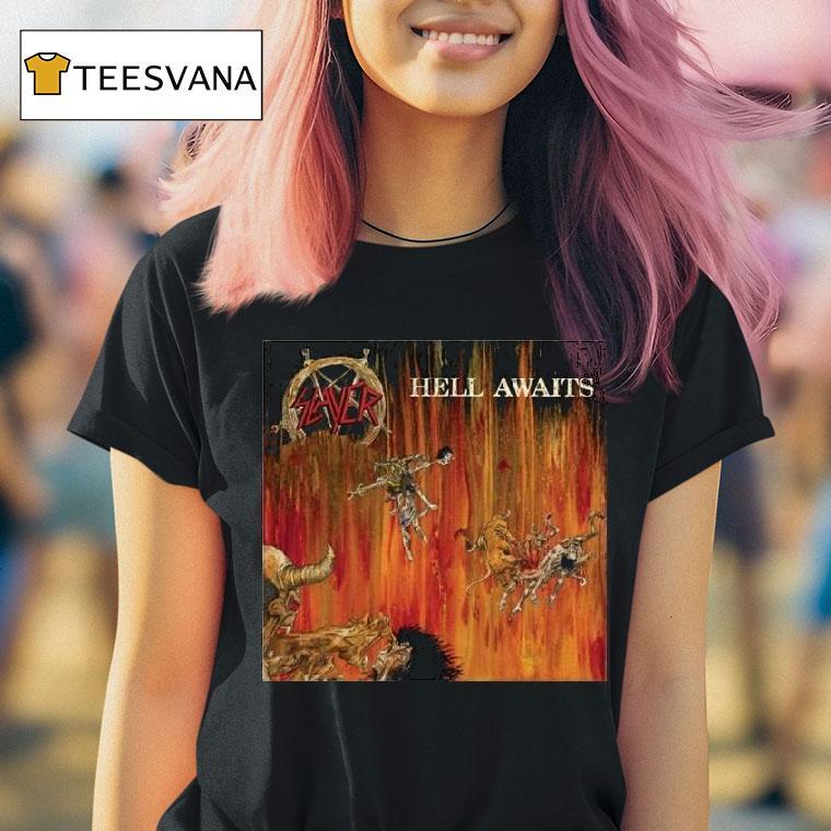 Slayer Hell Awaits Th March T Shirt