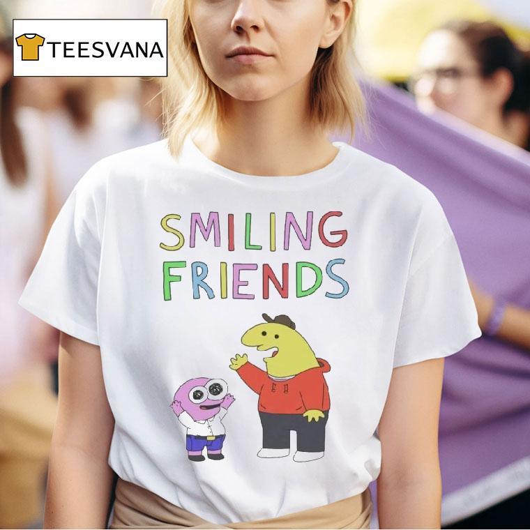 Smiling Friends Charlie Pim Allan Glep T Shirt