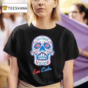 Sugar Skull Los Chicago Cubs T Shirt