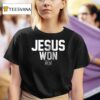 Tcu Horned Frogs X Jesus Won Cross Logo T Shirt