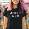 Texas Rangers Jesus Won Logo T Shirt