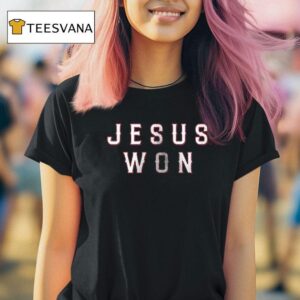 Texas Rangers Jesus Won Logo T Shirt