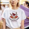 Thanksgiving Wine Club For Wine Lovers Celebrating Fall T Shirt