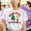 The Peanuts Charlie Brown Good Grief Merry Christmas T Shirt