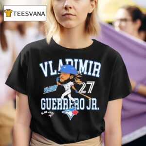 Toronto Blue Jays Vladimir Guerrero Jr Vladdy Caricature Logo T Shirt