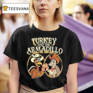 Turkey And The Armadillo Lone Star Beer T Shirt