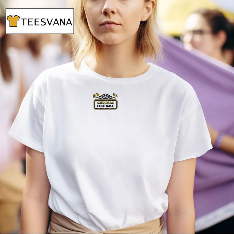 Valiant Michigan Wolverines Football Home Ticket T Shirt