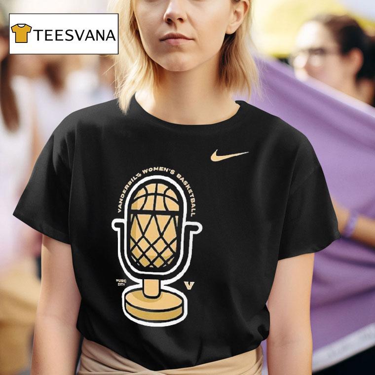 Vanderbilt Commodores Women S Basketball Music City Micro Nike T Shirt