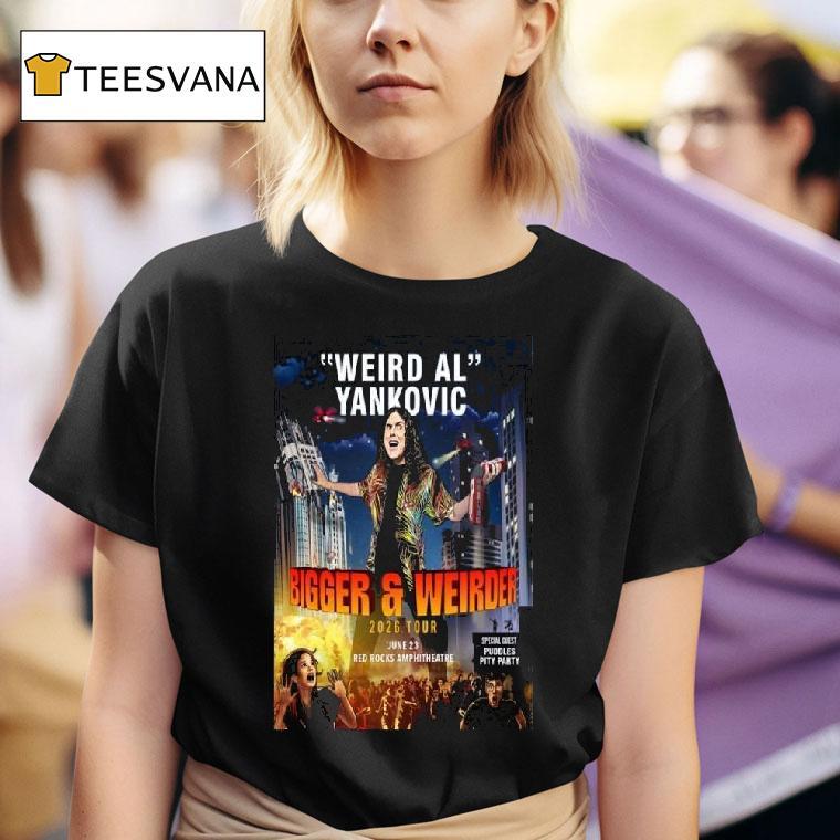 Weird Al Yankovic Tour June Red Rocks Amphitheatre T Shirt