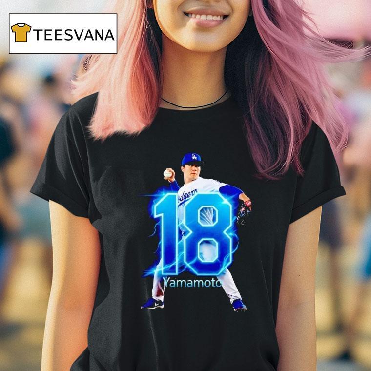 Yoshinobu Yamamoto La Dodger T Shirt