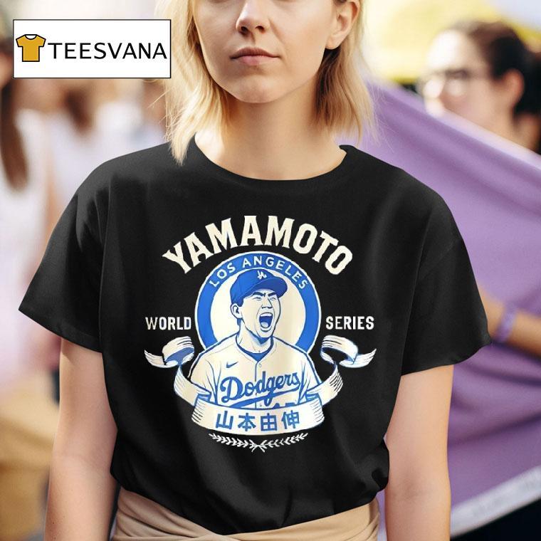 Yoshinobu Yamamoto Los Angeles Dodgers Baseball World Series T Shirt