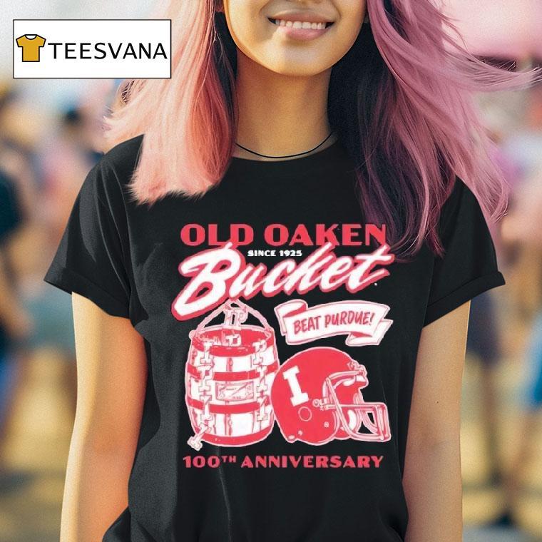 Th Anniversary Bucket Game Indiana Hoosiers T Shirt Th Anniversary Bucket Game Indiana Hoosiers T Shirt