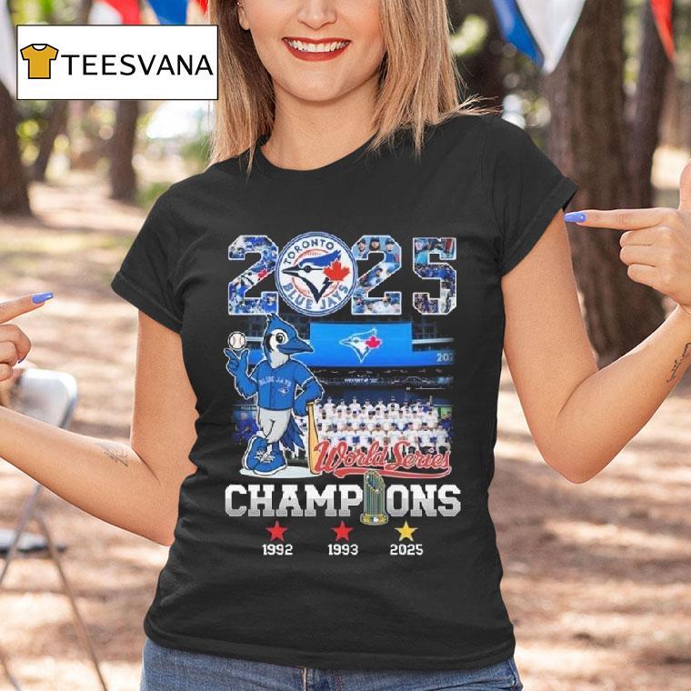 Toronto Blue Jays World Series Champions Mascot Vintage T Shirt Toronto Blue Jays World Series Champions Mascot Vintage T Shirt