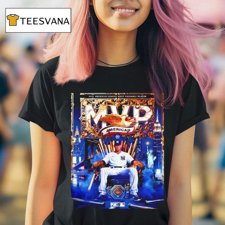 Aaron Judgeaaron Judge Mvp Award National League Nl Most Valuable Player Winning T Shirt Aaron Judgeaaron Judge Mvp Award National League Nl Most Valuable Player Winning T Shirt