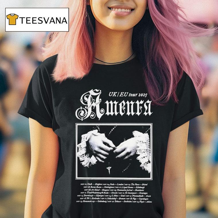 Amenra Uk Eu Tour Hands T Shirt Amenra Uk Eu Tour Hands T Shirt