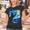 Back Cat The Starry Night Vincent Van Gogh Funny T Shirt